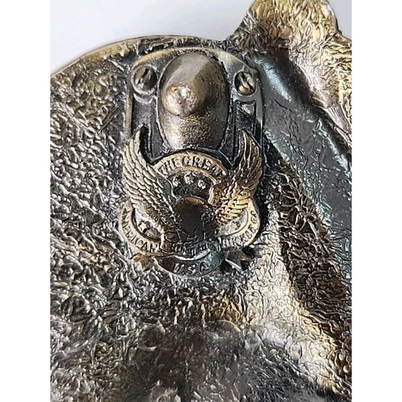 Vintage Bass Anglers Sportsman Society Life Member Fishing Fisherman Belt Buckle - Picture 5 of 8